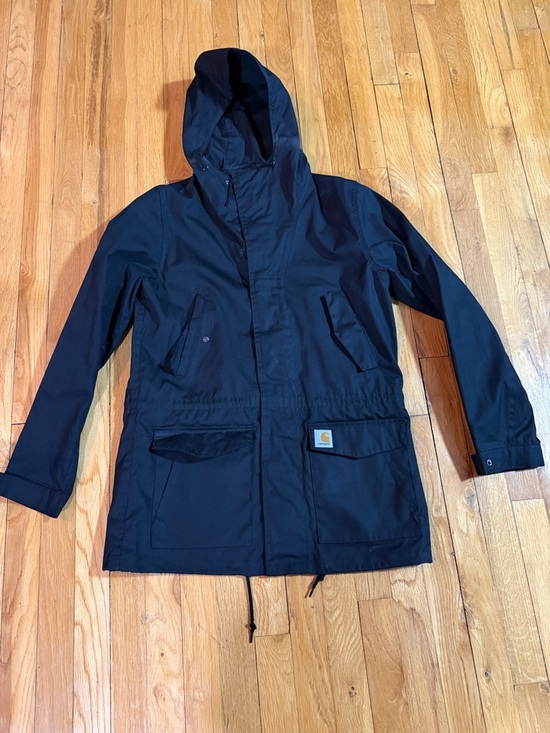 Carhartt Other - Carhartt Navy Hooded Military Field Jacket